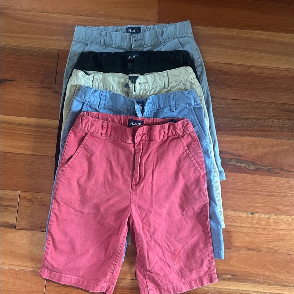 The Children's Place 5-Pack Pants in Black, Khaki, Blue, Red and Grey